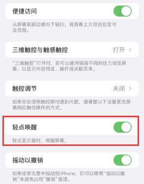 南阳苹果授权维修站分享iPhone轻点无法唤醒怎么办 