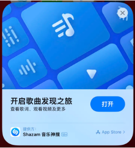 南阳苹果14维修站分享iPhone14音乐识别功能使用方法 