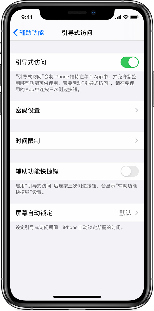 南阳苹果手机维修分享如何在 iPhone 上退出引导式访问 