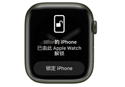 南阳苹果手机维修分享用 AppleWatch 解锁配备面容 ID 的 iPhone方法 