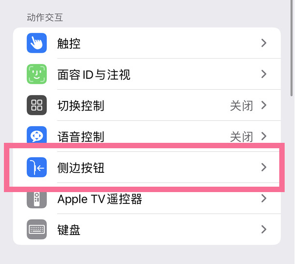 南阳苹果14维修店分享iPhone14 Plus侧键双击下载功能关闭方法 