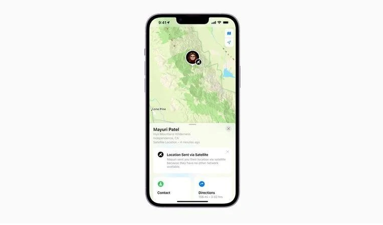 南阳苹果14维修分享iPhone14系列中 FindMy功能通过卫星分享位置方法教程 